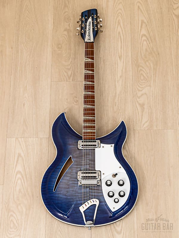 【希少】rs guitar burst boost 1993 Rickenbacker 381V69 Turquoise Electric Guitar w