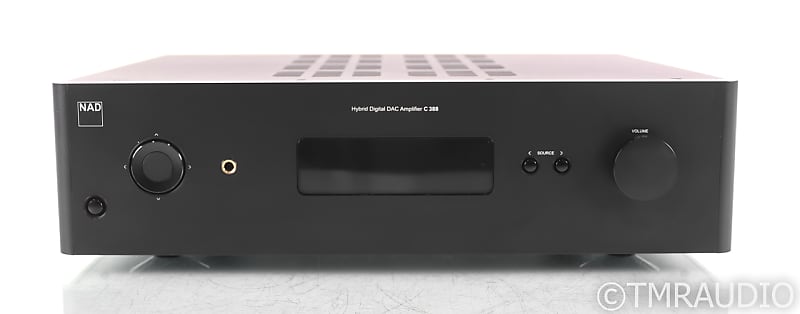 NAD C 388 Stereo Integrated Amplifier; DAC; Remote; Black image 1