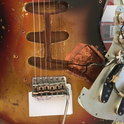 Fender Stratocaster 02/Nov/63 Sunburst, Replacement decal image 24