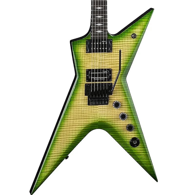 Dean Stealth Floyd FM Dime Slime Electric Guitar w/ Hardshell Case - Free Shipping! image 1