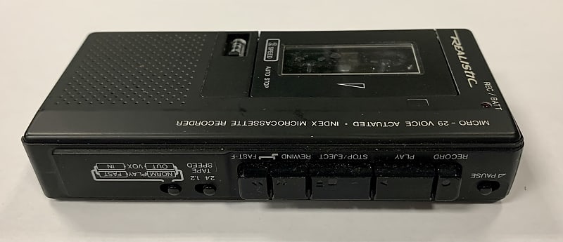 Realistic Microcassette Recorder made high quality in Japan. New