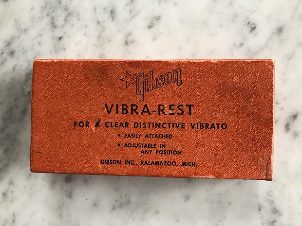 1950's Gibson Vibra-Rest Ultra Rare Case Candy w/ Original