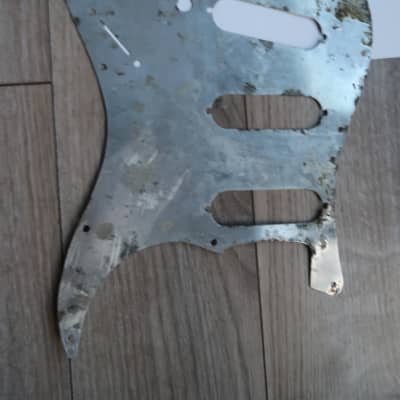 Fender Stratocaster Pickguard Shield  Relic Aged 63 . 64 , 60's   Aluminum avri  USA vintage image 13