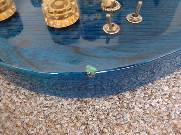 Aria Pro II CS-350 Cardinal 1982 See Thru Blue. Matsumoku