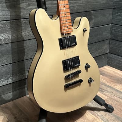 Fender Squier Contemporary Active Starcaster Semi Hollow Body Electric Guitar - Shoreline Gold image 2