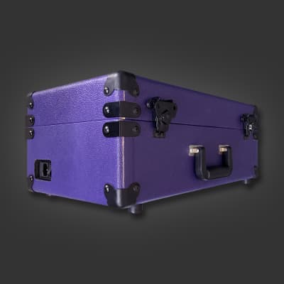 Monorocket 6U 90HP powered Eurorack case in purple Tolex image 2