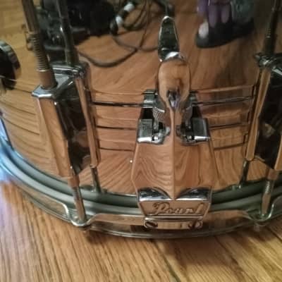 Pearl Snare drum vintage 70s-80s - Chrome image 3