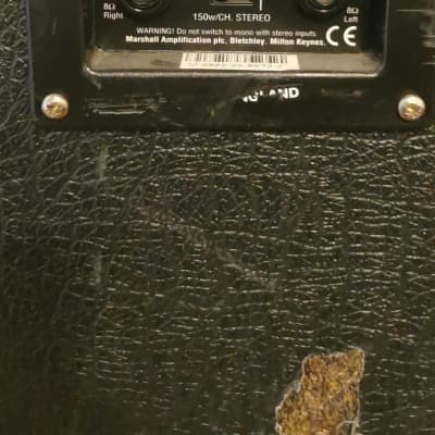 Marshall Marshall 1960A 300W 4x12-inch guitar speaker cabinet slanted 2000 Black image 4