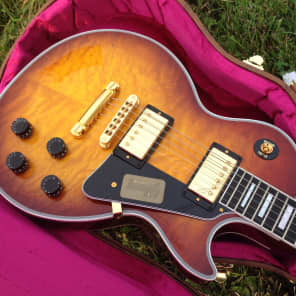 BRAND NEW LIMITED Gibson Les Paul Custom Quilted Iced Tea Burst guitar image 6