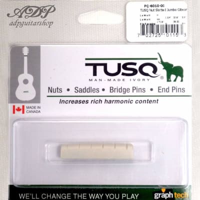 SILLET IVORY graph Tech TUSQ PQ-6010-00 Slotted nut 36/44 GIBSON LesPaul SG Pack for sale