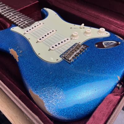 Fender '61 Relic Custom Shop Stratocaster Dealer Special Order 2023 - Blue Sparkle image 5
