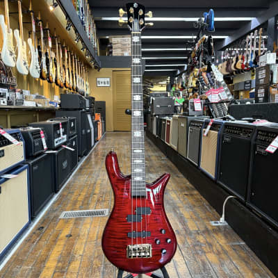 Spector Euro 4 LT Bass Guitar Red Fade Gloss w/Padded Gig Bag image 4