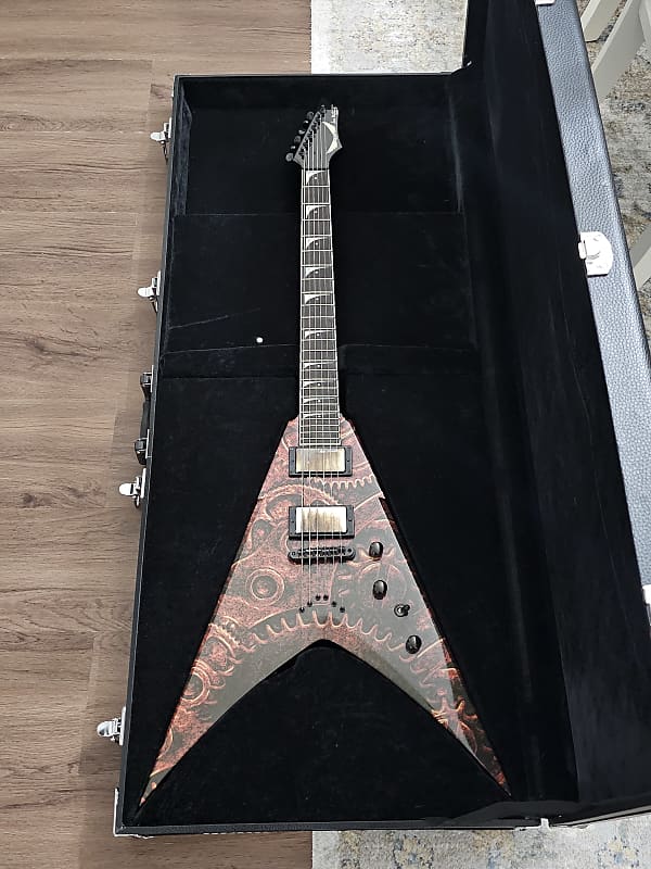 Dean Dave Mustaine VMNT Angel of Deth Electric Guitar Custom Graphic |  Reverb