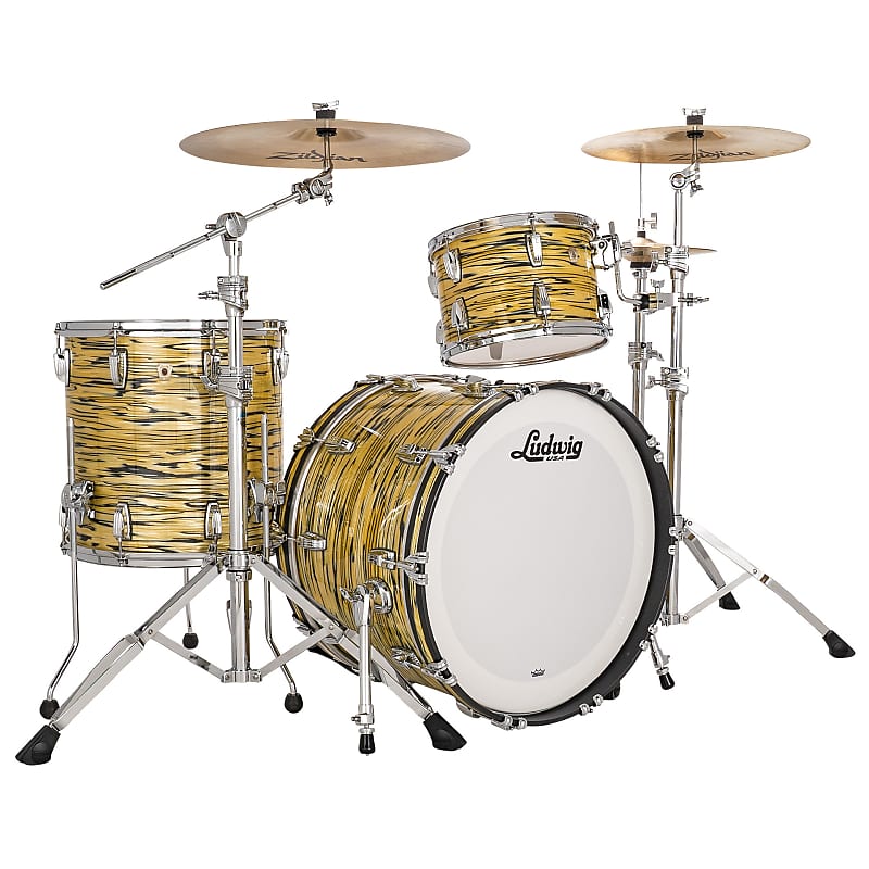 Ludwig Classic Maple Fab 22" Lemon Oyster image 1