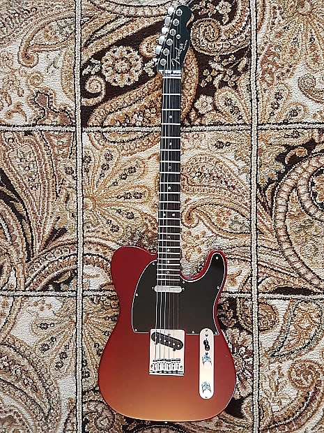 Fender FSR American Series Chambered Mahogany Telecaster Crimson Red Transparent 2006 image 1