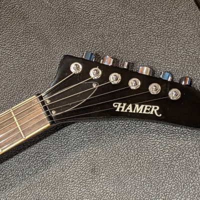 Hamer 1990's Standard Hot Rod Flames Crowned & Bound MIK Korean Guitar w/OHSC, EXC! image 6
