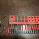 Akai MPK Mini MKII 25-Key MIDI Controller Red with Black Keys