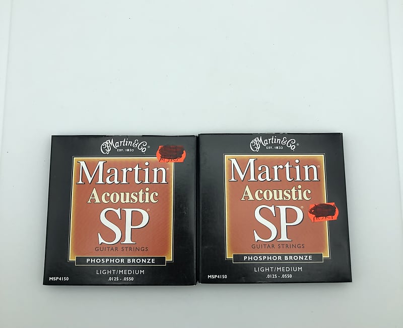 Martin msp4150 sp phosphor deals bronze acoustic guitar strings