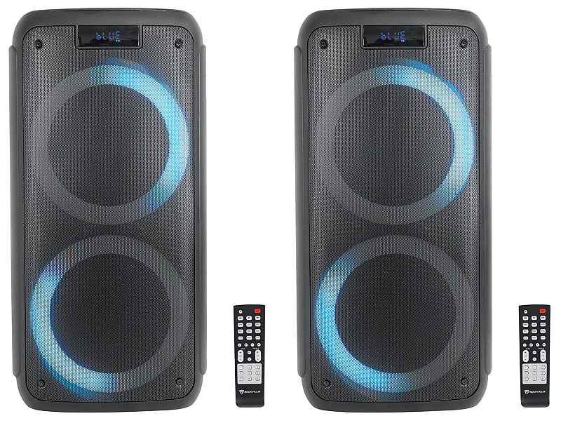 Dual best sale powered speakers