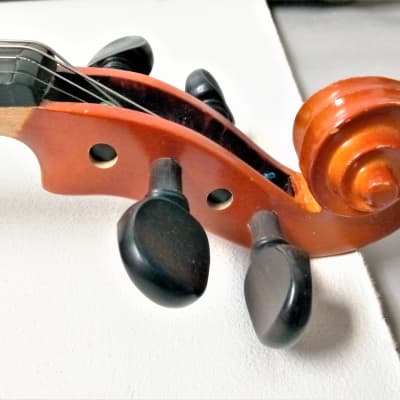 Glaesel 3/4 Size Student Violin VI401E3 Stradivarius Copy Case/Bow Ready To Play image 11