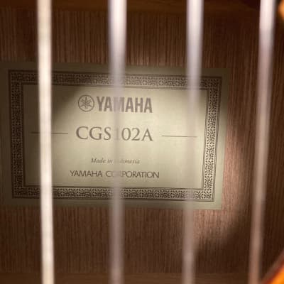 Yamaha CGS102A Student 1/2 Size Classical Guitar- Natural image 3