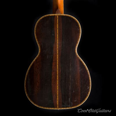 Vintage 1910s-20s Lyon & Healy Lakeside Acoustic Parlor Guitar with Brazilian Rosewood image 4