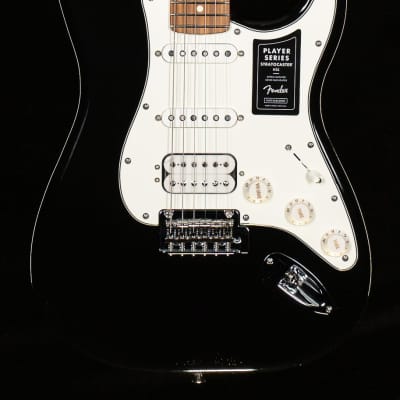 Fender  Player Stratocaster HSS Plus Top, Pau Ferro Fingerboard, Black (025) image 3