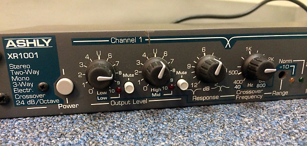 ASHLY （アシュリー）XR-1001 チャンネルディバイダー アシュリー ASHLY XR-1001 チャンネルデバイダー 元箱付 @39197 / 中古
