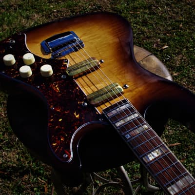 KAY K300 1965 Teaburst.  Totally restored. Vintage beauty. Loud. Great blues guitar. Tradesaccepted. image 11