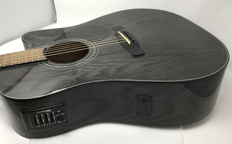 Samick D-4CE TBK Black Greg Bennett Design Acoustic Electric Guitar