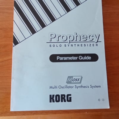 Korg Prophecy - 2 Original manuals + 2 Eprom version 2.0 image 6