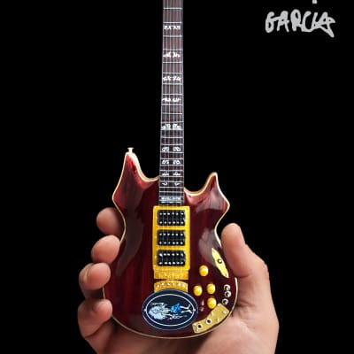 Jerry Garcia Grateful Dead Rosebud Tribute Mini Guitar Replica Collectible Officially Licensed image 1