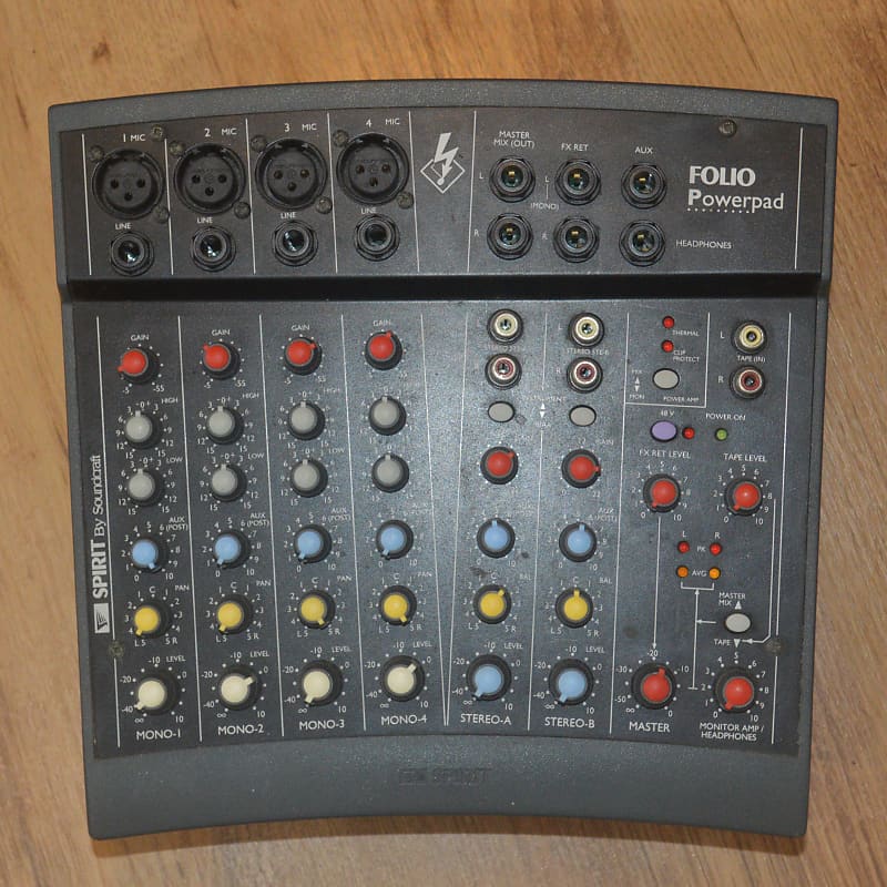 Soundcraft Spirit Folio Powerpad Mixer