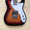Fender Deluxe Telecaster Thinline with Rosewood Fretboard 2017 - 2018 3-Color Sunburst