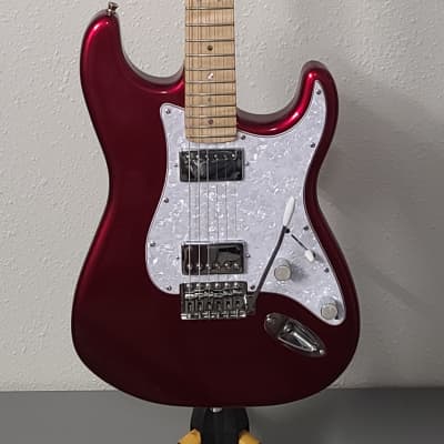 Fender Stratocaster Left Handed Made in Mexico Red | Reverb