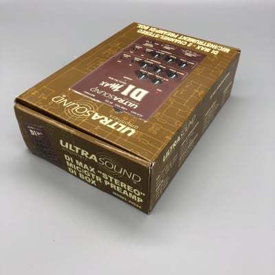 UltraSound Amplifiers Di Max 2 Channel Stereo Preamp Di Box (original box and paperwork) image 11
