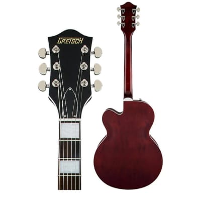 G2420T Streamliner Single-Cutaway Hollowbody Electric Guitar With Bigsby Walnut Stain image 3