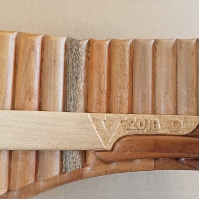 Pan flute 23 Pipes D Key High Quality Handmade Instrument image 7