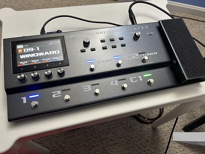 BOSS GX-100 with Boss Bluetooth Audio&MIDI Dual Adapter