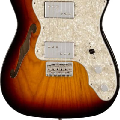 Fender American Vintage II 1972 Telecaster Electric Guitar Thinline Maple Fingerboard, 3-Color Sunburst image 2