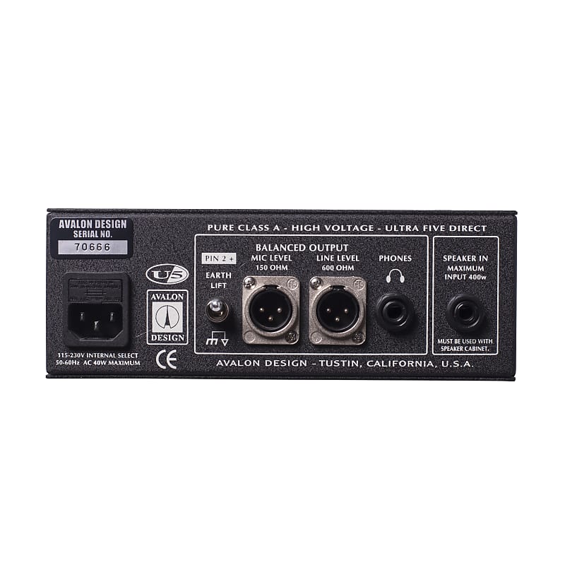 Avalon U5 Direct Box & Instrument Preamplifier | Reverb