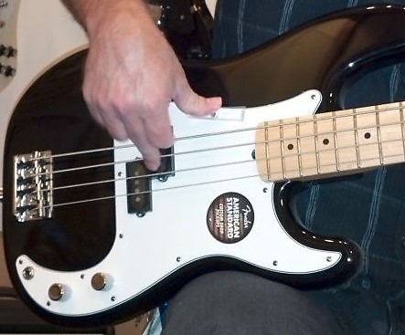 Bass guitar finger rest shop