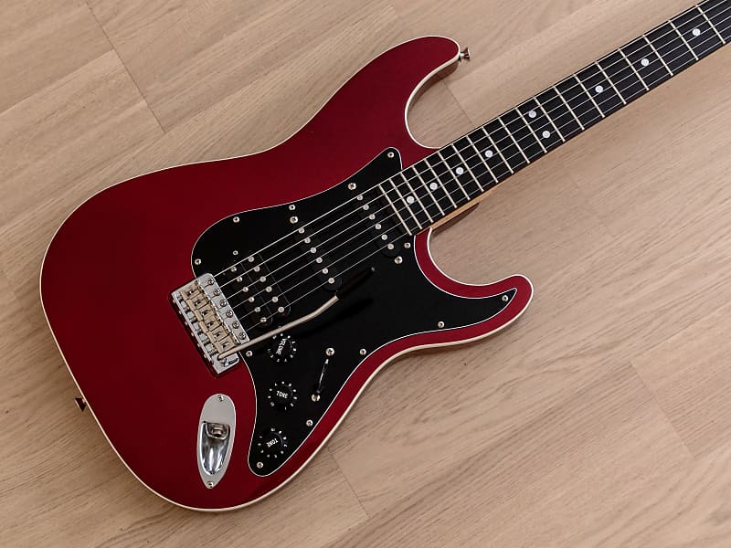 Fender Aerodyne Strat ワインレッド エレキギター Fender MIJ Aerodyne II Stratocaster Candy Apple Red | The Music Zoo