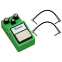 Ibanez TS-9 Tube Screamer Overdrive Pedal w/ Patch Cables…