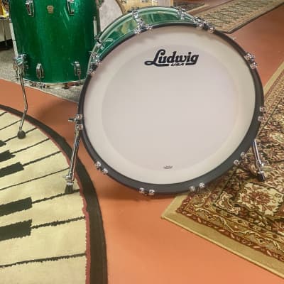 Ludwig Classic Maple Teal Sparkle | ReverbLudwig Classic Maple Teal Sparkle | Reverb  