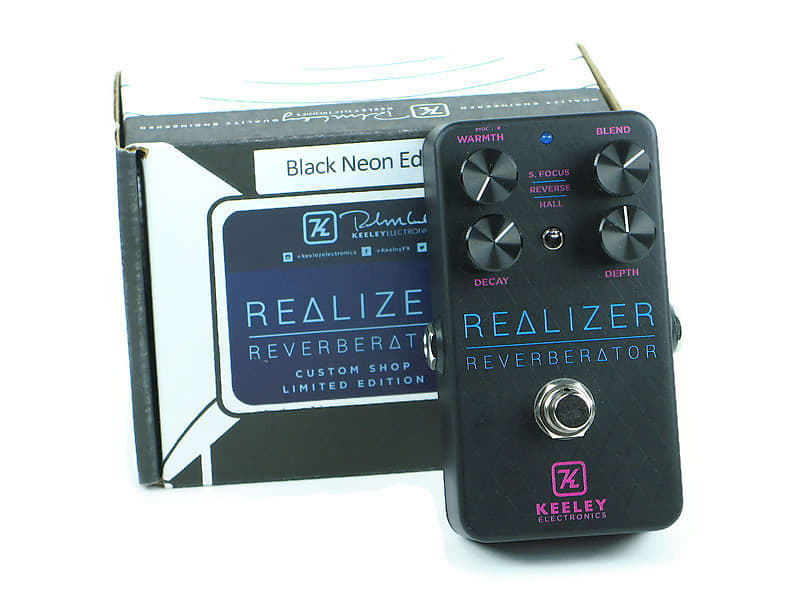 Keeley Realizer Reverberator 2020 Black Neon Edition | Reverb
