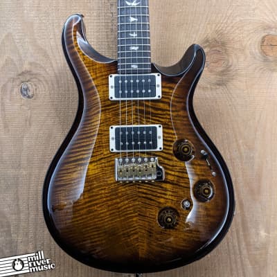 Paul Reed Smith PRS Core Custom 24 Piezo 10 Top Electric Guitar Black Gold Burst w/HSC image 1