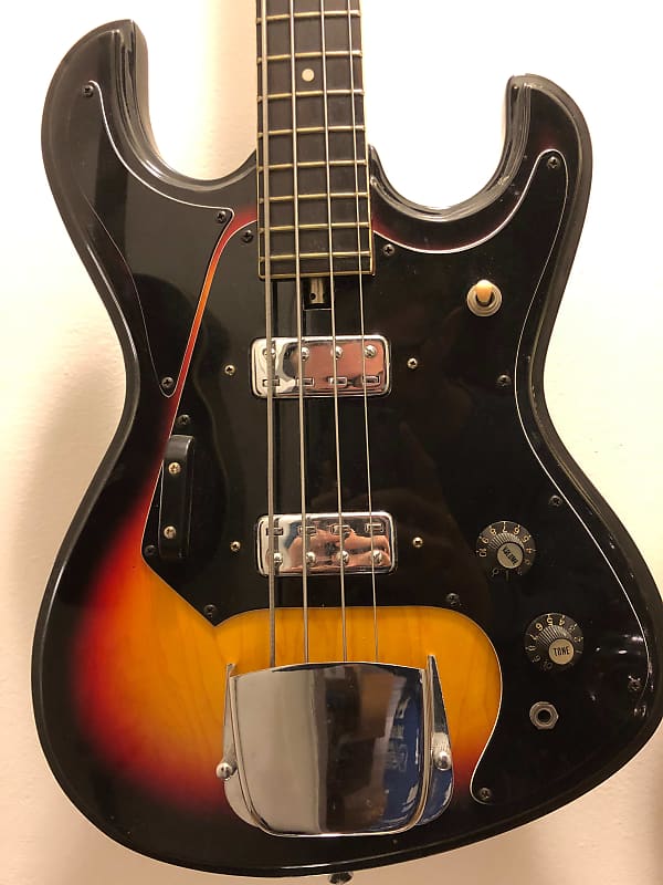 Late 60s Horugel Short Scale Bison Bass By Tombo Japan Reverb