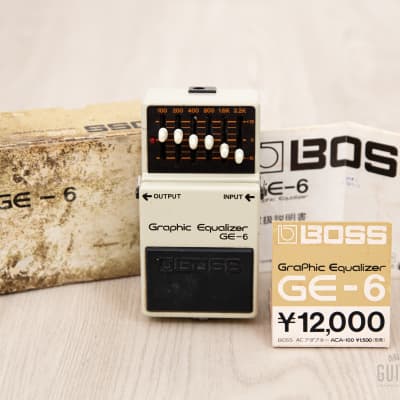 Boss GE-6 Graphic Equalizer | Reverb