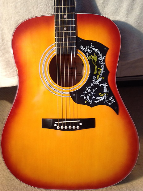 Harmony hummingbird guitar outlet